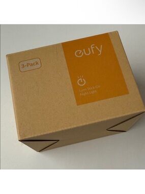 eufy Lumi Stick-On Night Light (3-Pack) - Brown/Orange Packaging